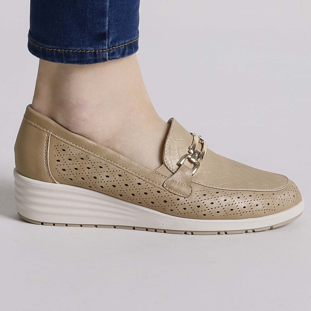 Zara | Korkokenkä mokasiinit