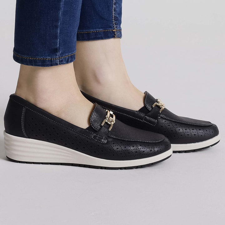 Zara | Korkokenkä mokasiinit
