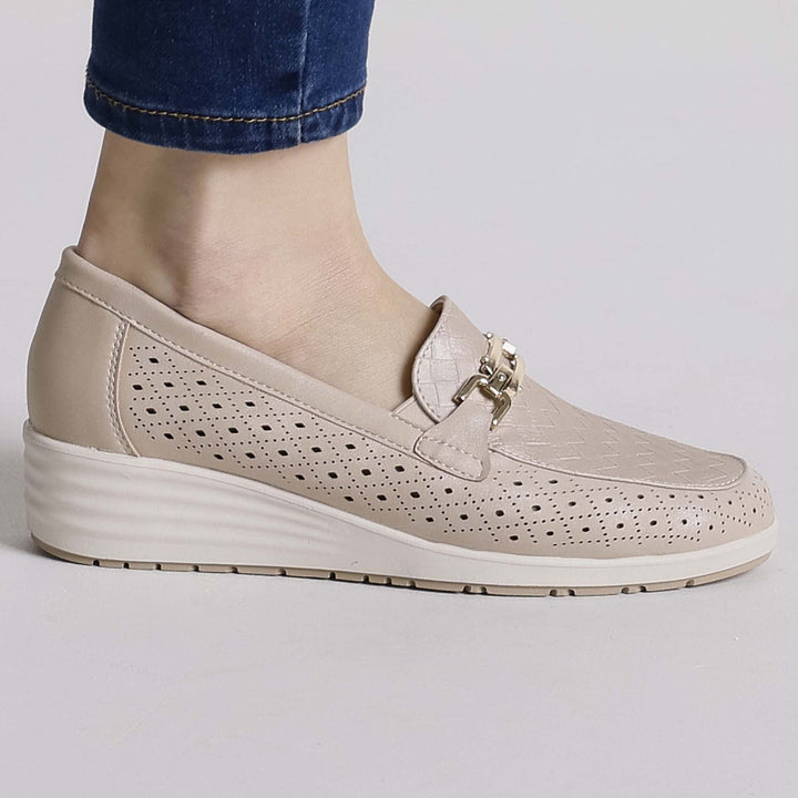 Zara | Korkokenkä mokasiinit
